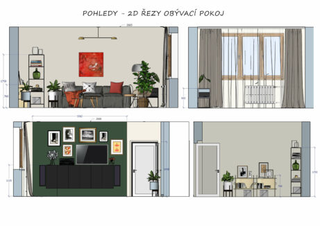 Návrh bytu od designérky Ivy Černé 2